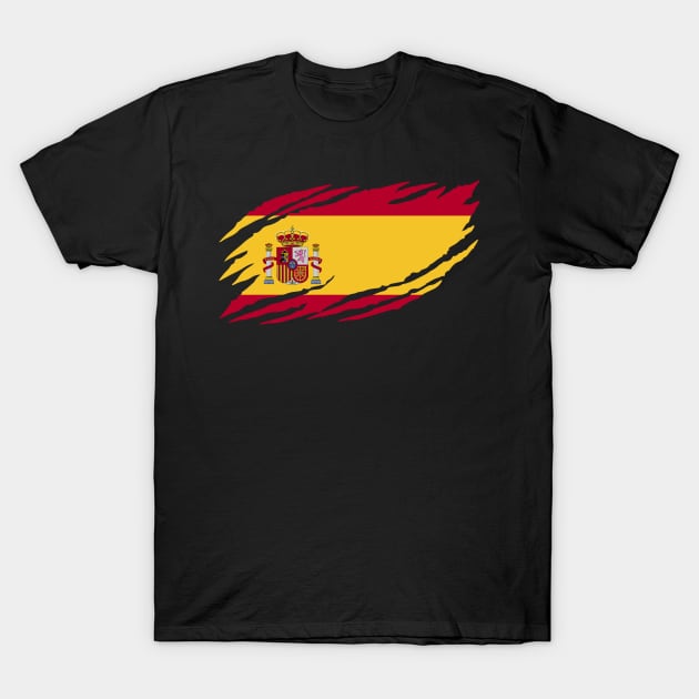 spain flag T-Shirt by s4rt4